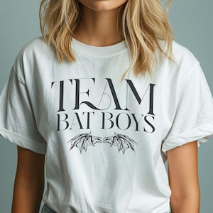 Shirt vleermuisjongens, ACOTAR-shirt, rhysand, Sarah J Maas, boekvriend, team Bat Boys, leesgrage merchandise, Night Court, Romantasy Apparel, Cassian