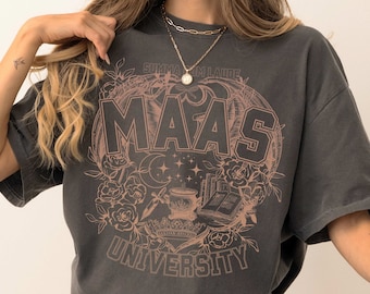 Sarah J Mass Shirt, ACOTAR Series, SJM Comfort Colors, Crescent City Merch, Throne of Glass Shirt, Velaris T-Shirt, Book Lover Apparel