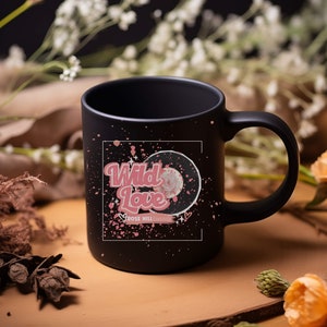Tasse à café Wild Love, disques Wild Rose, Elsie Silver Merch, Ford Grant, tasse de voyage livresque, tasse roman d'amour, cadeaux pour les amateurs de lecture