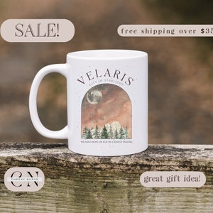 Velaris Mug | 11 oz ACOTAR mug | Sarah J Maas Mug | Velaris Coffee Mug | gift for sjm lover | ACOTAR Merch | ACOTAR Mug | sjm mug | Bookworm