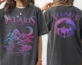 Velaris Shirt, ACOTAR Comfort Colors, City Of Starlight, Night Court T-Shirt, Rhysand Quotes, Sarah J Maas Apparel, Book Lover Gift, acosf