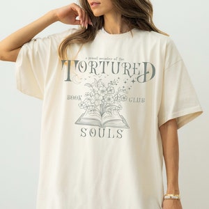 Gefolterte Seelen Shirt, gefolterte Dichter, Buch-Liebhaber-Geschenke, ich bin ausgebucht, gemütlicher Leser, Mädchen-Buchliebhaber, Buchclub-T-Shirt, Bücherwurm-T-Stück, Bücherwurm