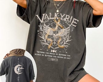 Valkyrie Shirt, ACOTAR Tee, Nesta Archeron, Velaris Shirt, Sarah J Maas Merch, Valkyrie Shirt, Lady Death, Nessian Apparel, Comfort Colors