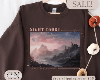 Nachtgericht Velaris Shirt | Stadt Der Sternenlicht | ACOTAR Merch | Nachtgericht | Hof der Träume | Rhysand Zitat | Polaroid | Sarah J Maas Merch