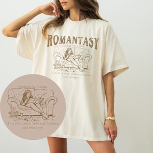 Romantasy Shirt, Romantasy Era Shirt, Cozy Reader, Girl Book Lover, Book Club T-shirt, Bookish Tee, Bookworm, Romance Reader, Fantasy Reader
