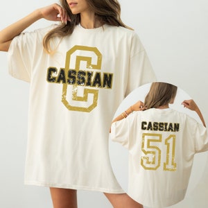 Cassian-shirt, Illyrische jongens, Acotar-T-shirt, Sarah J Maas-merchandise, Bat Boys, Nessian, Rhysand, Azriel, Velaris, hofdoornenrozen, Night Court,