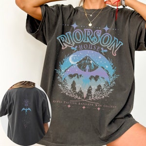 Maison Xaden Riorson, chemise Basgiath War College, couleurs confort Fourth Wing, t-shirt Iron Flame, produits dérivés Dragon Rider, vêtements Rebecca Yarros,