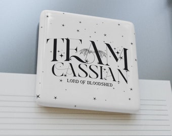Team Cassian Magnet, ACOTAR Gift, ACOTAR, Sarah J Maas, Book Boyfriend, Team Bat Boys, Bookish Present, Night Court, Romantasy Gift, Nessian