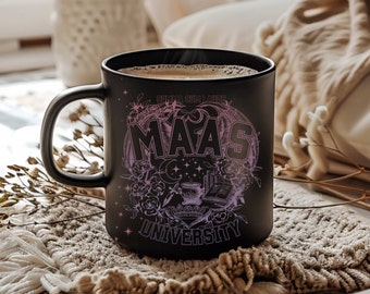 Sarah J Mass Kaffeetasse, ACOTAR Serie, SJM Reisebecher, Crescent City Merch, Thron aus Glas Geschenk, Velaris Becher, Geschenke für Buchliebhaber