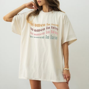 Women in Law Shirt, Lawyer Tee, Law Student T-Shirt, Attorney Graduation Gift, Female Lawyer Shirt, Law School Merch, Cute Law Student Shirt