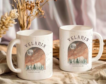 Velaris Mug, ACOTAR Cup, City of Starlight Mug, Sarah J Maas Merch, Book Lover Gift, Romantasy Apparel, Book Club Gift, Velaris Lover
