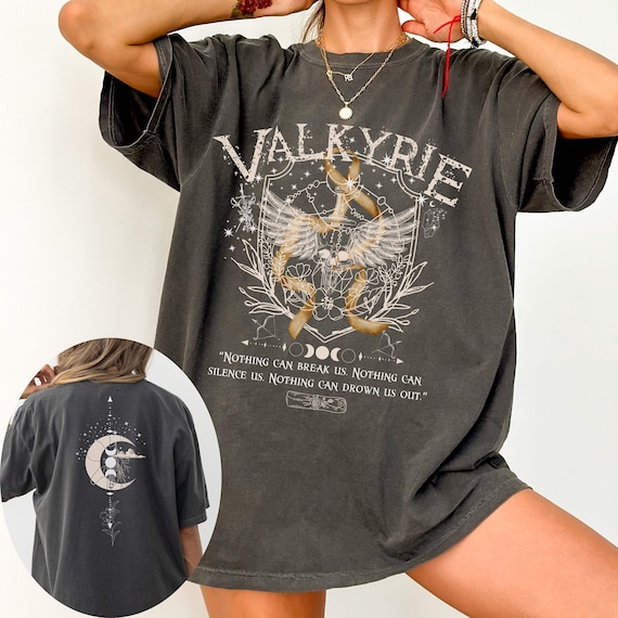 Valkyrie Shirt, ACOTAR Tee, Nesta Archeron, Velaris Shirt, Sarah J Maas Merch, Valkyrie Shirt, Lady Death, Nessian Apparel, Comfort Colors
