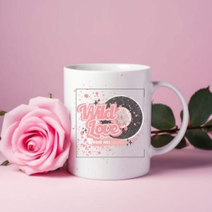 Tasse à café Wild Love, disques Wild Rose, Elsie Silver Merch, Ford Grant, tasse de voyage livresque, tasse roman d'amour, cadeaux pour les amateurs de lecture