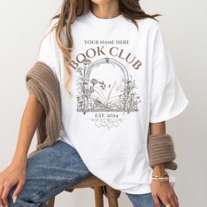 book club shirt,bookish tee,book lover shirt,bookworm shirt,custom book club,custom book shirt,custom reading shirt,name book club tee,reading club t-shirt,design your own shirt, makeyour owntee, cutebook clubgifts