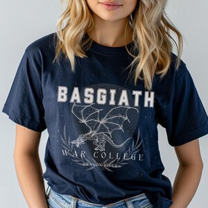Basgiath War College Shirt, Fourth Wing, Iron Flame Tee, Dragon Rider, Rebecca Yarros, Riders Quadrant, Basgiath Merch, Fantasy Reader Gift, dragon rider,dragon rider shirt,fantasy reader gift,fourth wing,gifts for readers,romantasy,xaden riorson