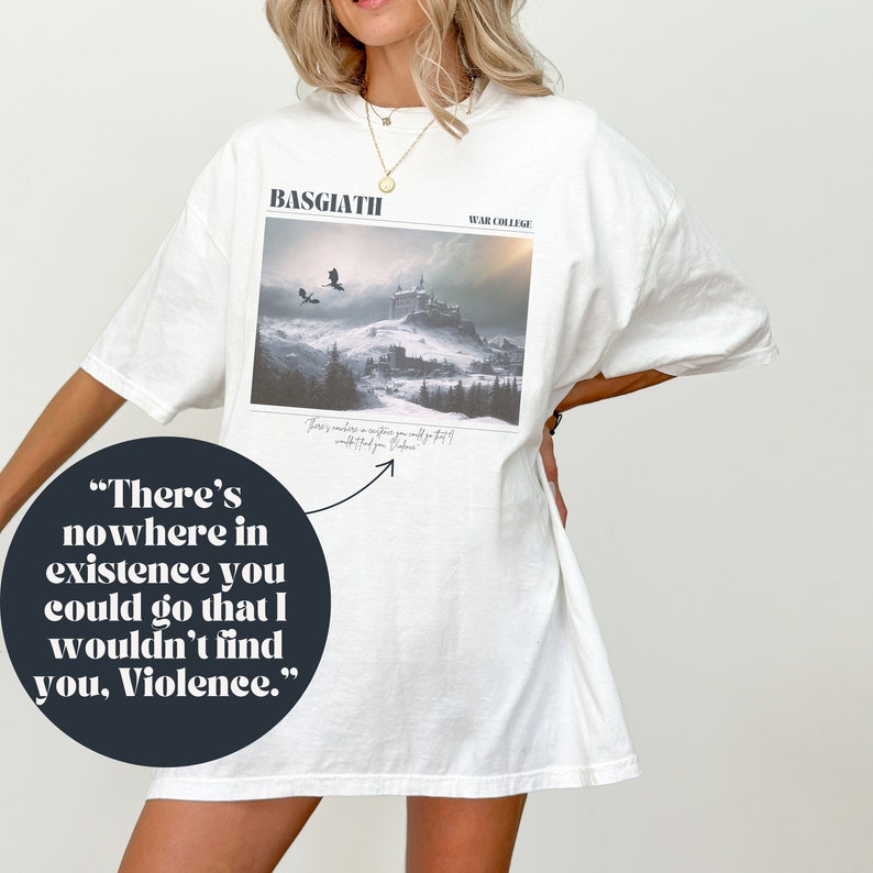 Vintage Basgiath war college, fourth wing shirt,iron flame tee,  romantasy merch, fantasy tee,rebecca yarros, dragon rider,bookish shirt,basgiath t-shirt, xaden riorson,violet sorrengail,ya fantasy, gifts for smut,romance readers, basgiath sweater