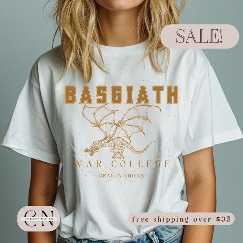 Basgiath War College Shirt, Fourth Wing, Iron Flame Tee, Dragon Rider, Rebecca Yarros, Riders Quadrant, Basgiath Merch, Fantasy Reader Gift, dragon rider,dragon rider shirt,fantasy reader gift,fourth wing,gifts for readers,romantasy,xaden riorson