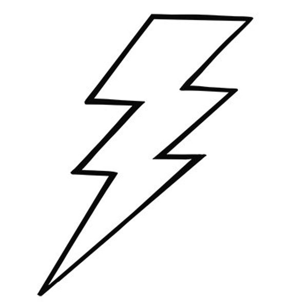 Lightning Bolt PNG Digital Download