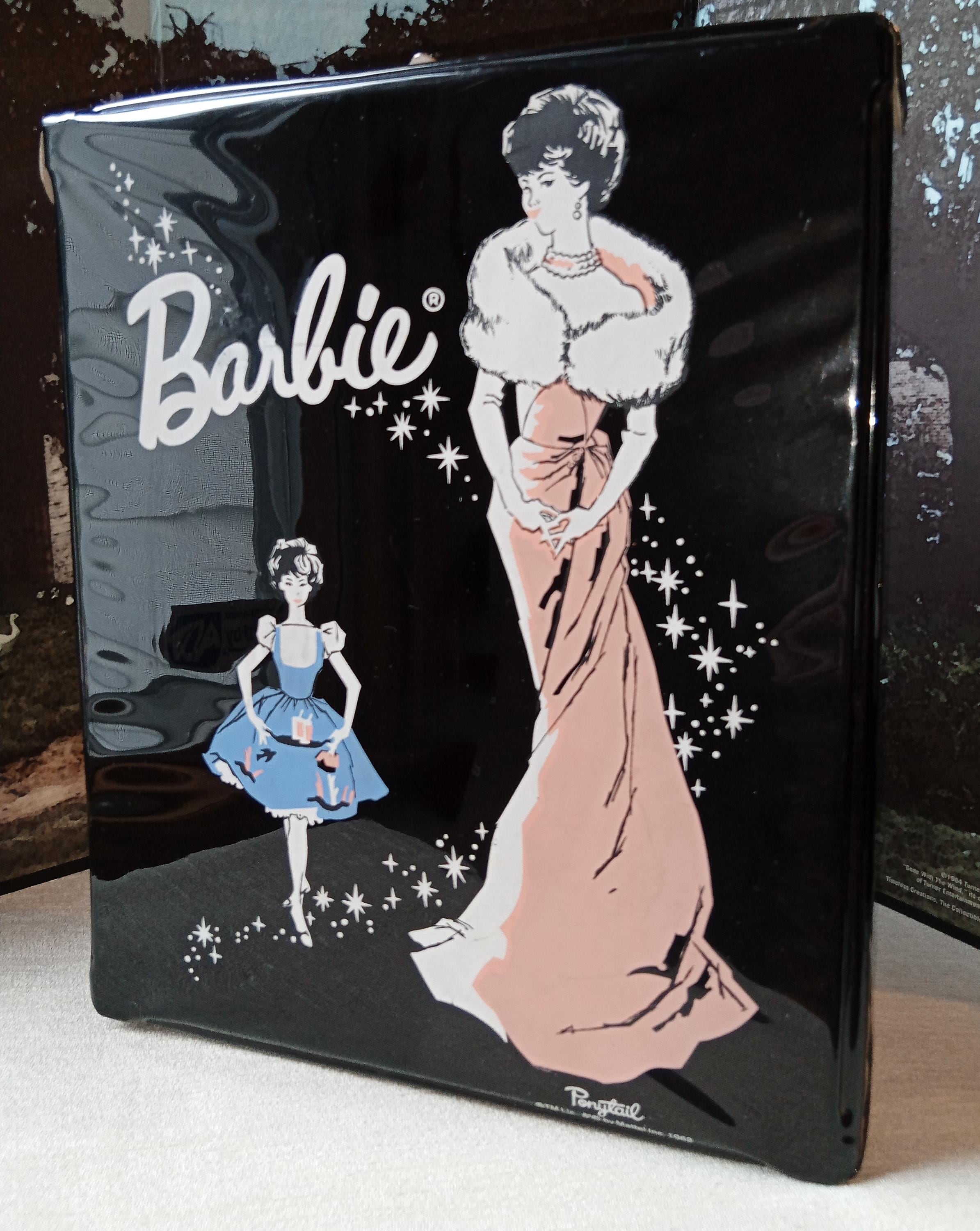 バービー 1961年 ビンテージ ドールケース 収納ケース黒 バービー 1961