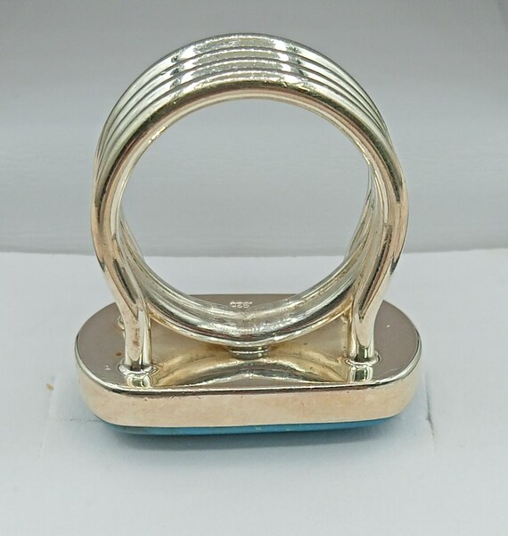 STERLING RING, Jay King, Rectangular, Turquoise, … - image 7
