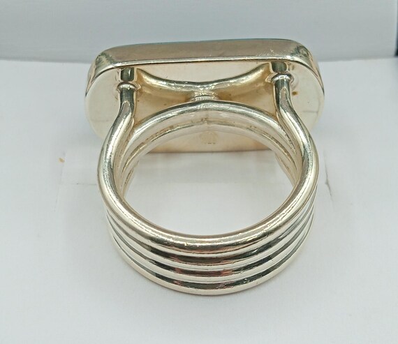 STERLING RING, Jay King, Rectangular, Turquoise, … - image 4