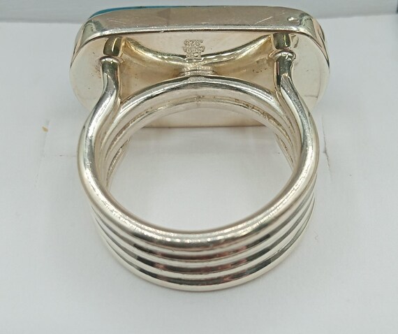 STERLING RING, Jay King, Rectangular, Turquoise, … - image 6