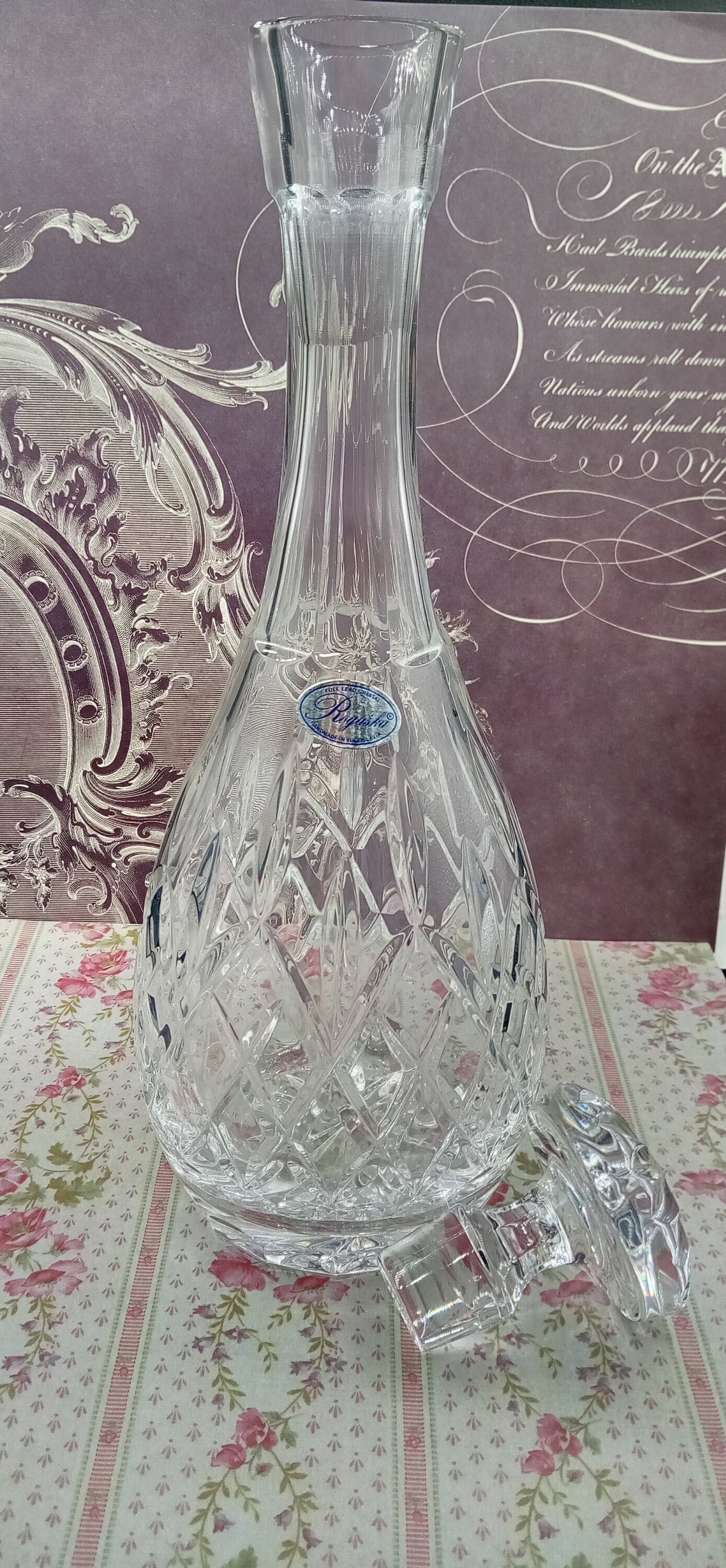 Rogaska Decanter - Etsy display picture 1