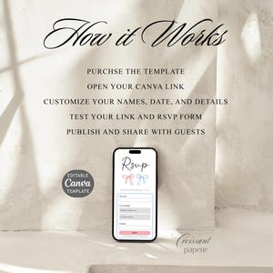 Gender Reveal Digital Invitation, He or She Website Template with RSVP, Editable Canva Website, He or She Baby Shower Invite, Digital Invitation Boy or Girl Reveal