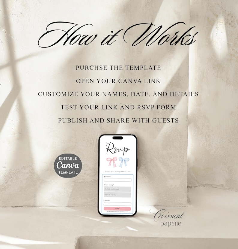 Gender Reveal Digital Invitation, He or She Website Template with RSVP, Editable Canva Website, He or She Baby Shower Invite, Digital Invitation Boy or Girl Reveal