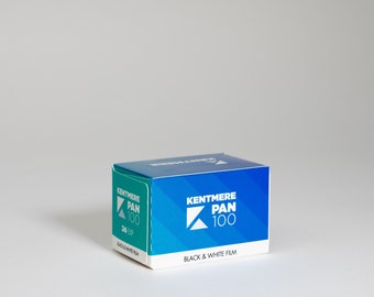 Película Kentmere Pan 100 de 35 mm en blanco y negro – ISO 100 / 36 exposiciones / Nueva y sellada