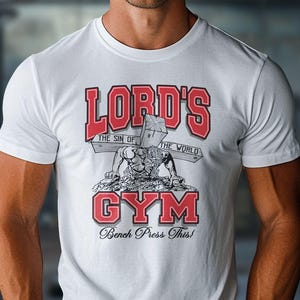Lord&#39;s Gym Shirt, Christian Shirt, Jesus Christian Apparel, Christian Gym Shirt, Christian Workout Shirt, Christian Gym Apparel