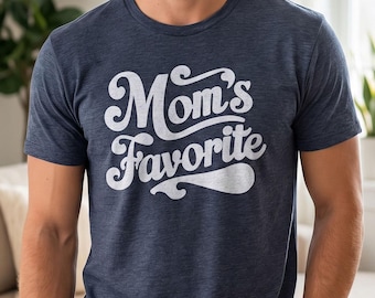 "Unisex "Mamas Lieblings" Kinder-Shirt | Erwachsene Bekleidung, Familie Humor T-Shirt