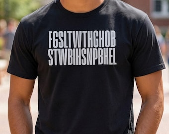 Johannes 3:16 "FGSLTWTHGHOBS" Shirt | Unisex Christian Bibel Vers Glaube Jesus T-Shirt