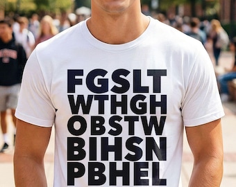 Johannes 3:16 "FGSLTWTHGHOBS" Shirt | Unisex christliche Kleidung, Bibel-Vers-T-Shirt, Glaube Jesus