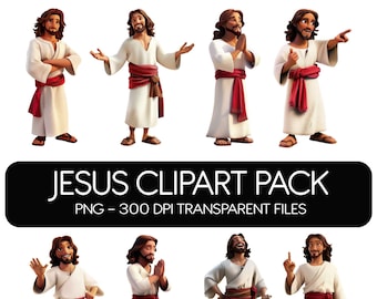 Jesus Clipart Digital Download | Jesus SVG