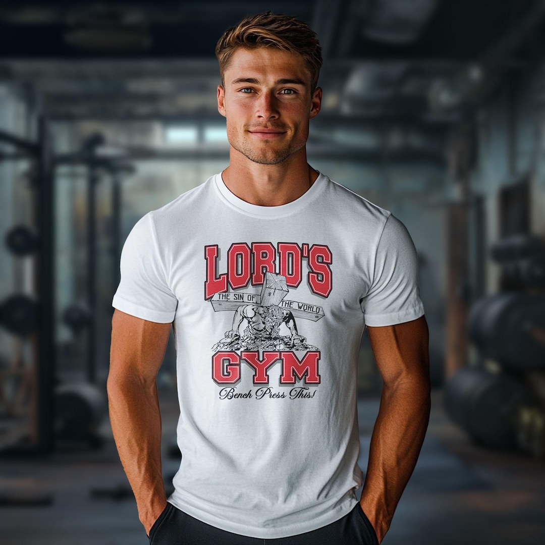 Cotton Jersey "Lord's Gym" T-Shirt | Unisex Christian Apparel