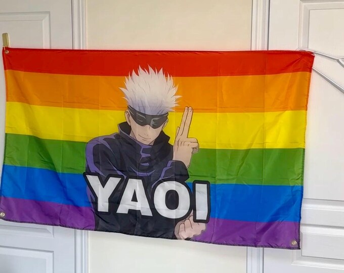 Yaoi Flag | Gojo | Fujoshi Merch - Etsy