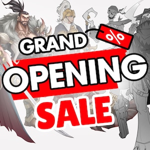 SALE! Custom Character Art, Digital Illustration Commission