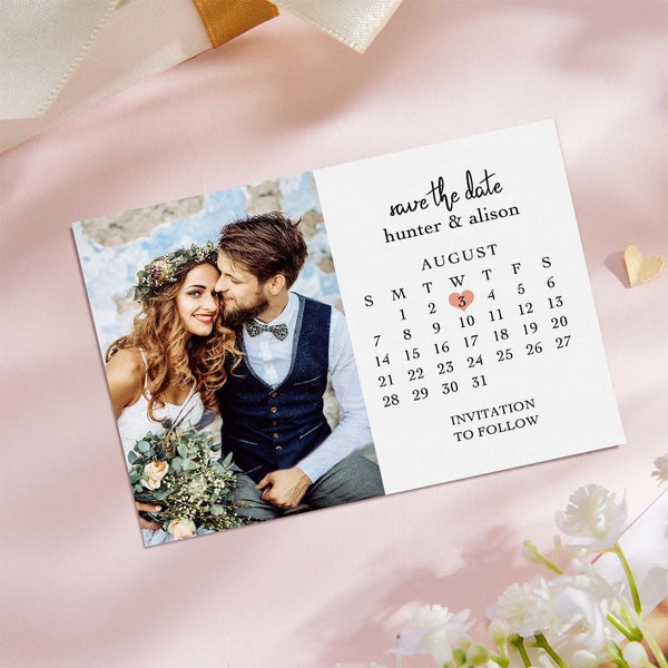 Custom Save the Date Cards | Personalized Save the Date Invitation