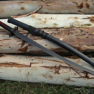 Custom Handmade Carbon Steel Blade Hattori Hanzo Kill Bride Samurai Katana Sword Hunting sword camping