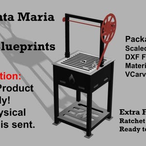 Mini Santa Maria Grill 2.0 DXF e Plantas