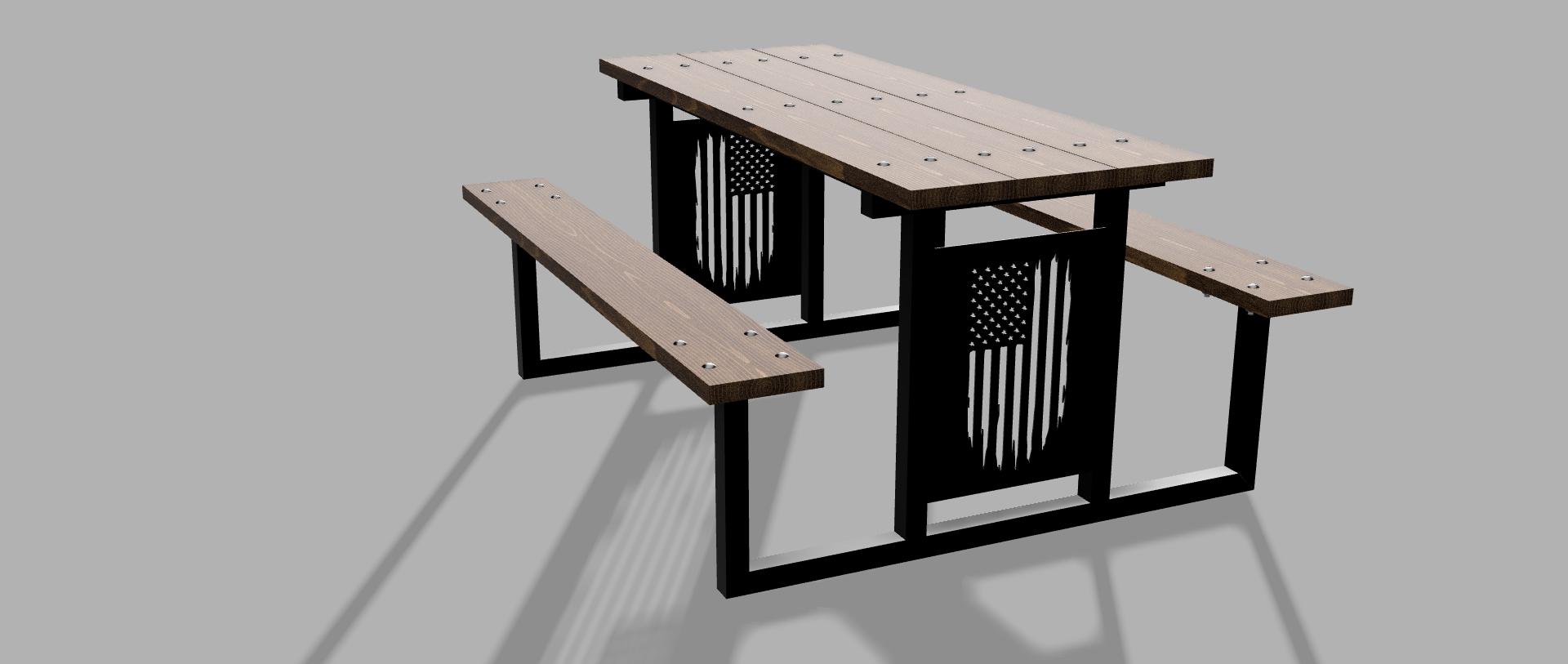 Houseables Picnic Table Cover With Bench Covers, Plastic Tablecloth, Fitted Tablecloths, 182.88 Cm X 71.12 Cm