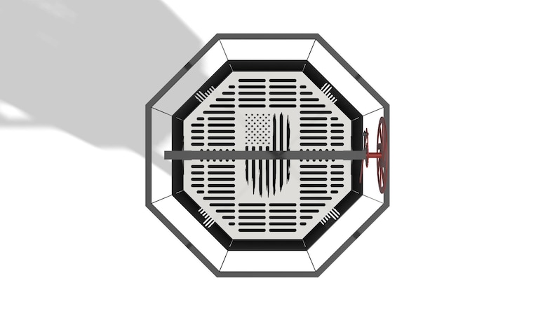 Octagon Santa Maria Grill DXF & Blueprints - Etsy