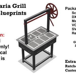 Santa Maria Grill DXF e plantas baixas
