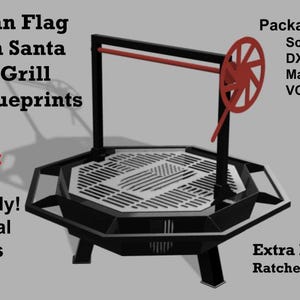 Octagon Santa Maria Grill DXF e plantas