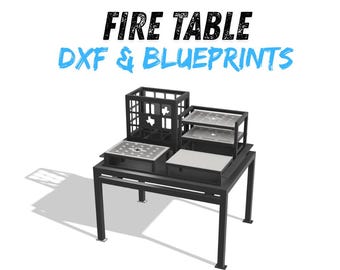 Fire Table DXF & Blueprints
