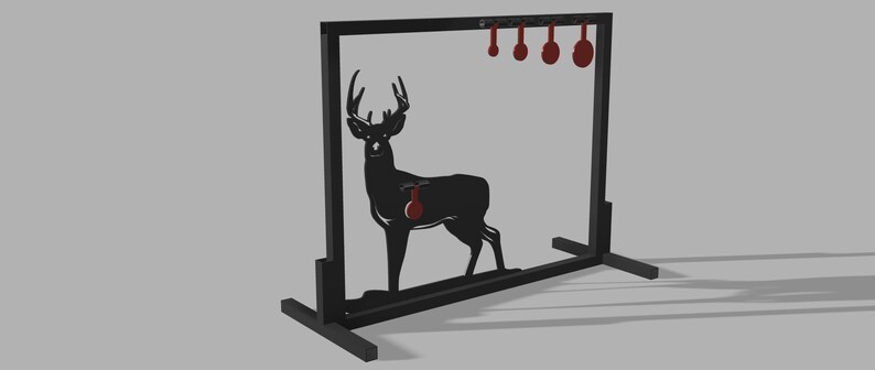 Deer Shooting Target DXF & Blueprints - Etsy