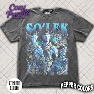 Camiseta So'lek Avatar de edición limitada Comfort Colors, camiseta vintage, regalo para mujer y hombre, camiseta unisex.