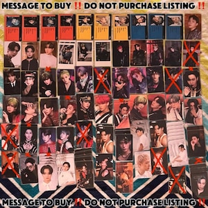 ATEEZ Double-sided Lightstick Photocard Set - Set of All 8