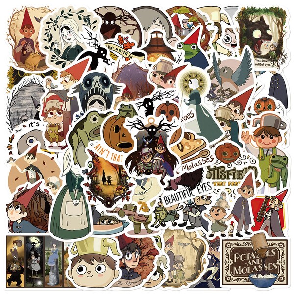 50 Over The Garden Wall Stickers/Anime Stickers/Skateboard Stickers/Book Stickers